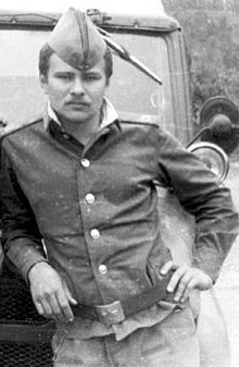 Первый супруг актрисы Артём ТРЕГУБЕНКО во время службы в Хабаровском крае (1984 г.)